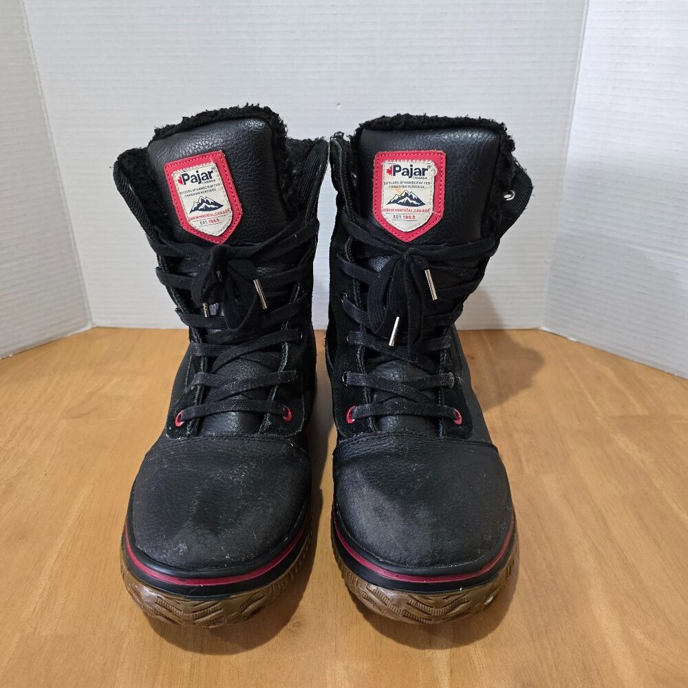 Pajar Canada Trooper 2.0 Lace Up Black Waterproof Winter Boots‎ Mens Size 13